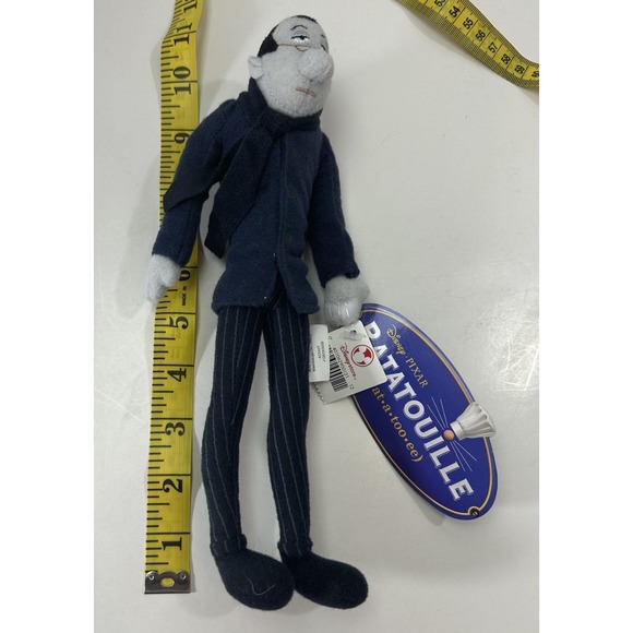 NWT Anton Ego Food Critic Ratatouille 10" Plush Pixar x Disney Store Super Rare - Picture 2 of 7